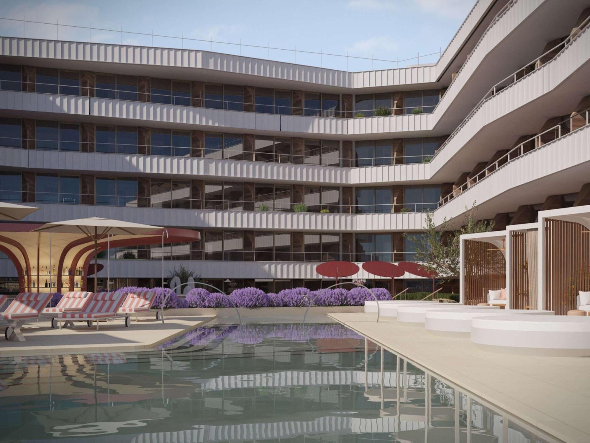 Sls Barcelona Hotel Badalona Buitenkant foto